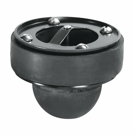FLOOD-GUARD 4 In. Rubber Float Gasket Check Valve 4FH